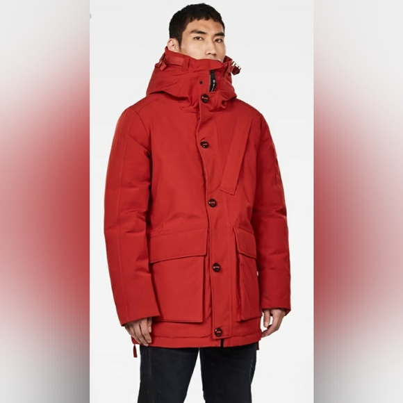 G-Star Red Citishield Short Winter Parka - Picture 2 of 10